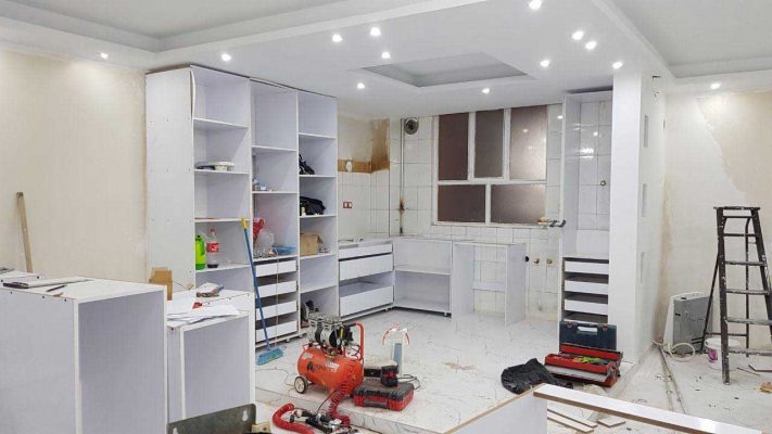 اجرای بازسازی آشپزخانه