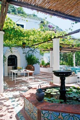 طراحی باغ ویلا سبک سنتی