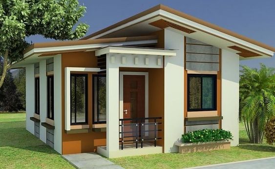 طراحی نمای یک طبقه چوبی